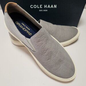 Cole Haan GrandPro Deck Slip-On Shoes Mens 8.5 Ironstone Nubuck